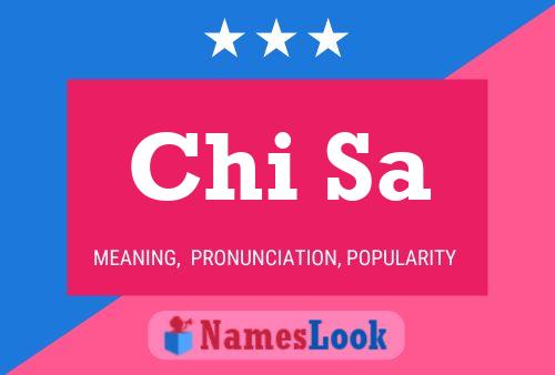 Chi Sa Name Poster