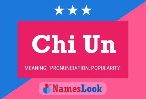 Chi Un Name Poster