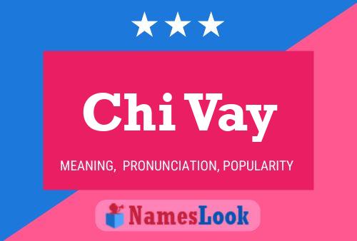 Chi Vay Name Poster