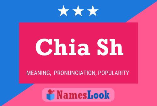 Chia Sh Name Poster