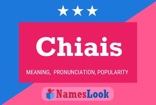 Chiais Name Poster