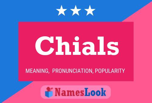 Chials Name Poster