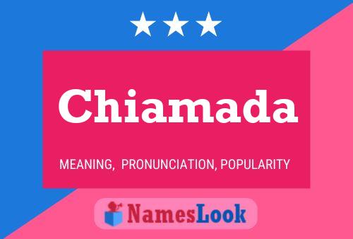 Chiamada Name Poster