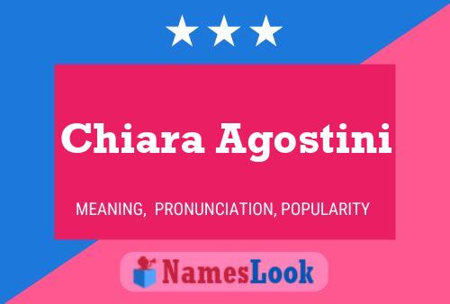 Chiara Agostini Name Poster