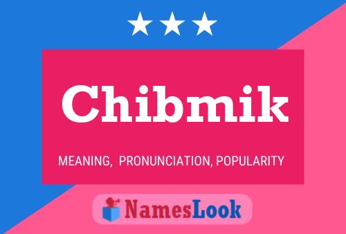 Chibmik Name Poster