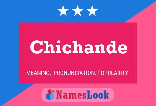 Chichande Name Poster