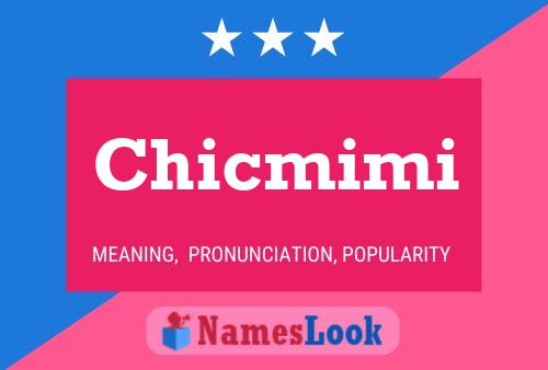 Chicmimi Name Poster