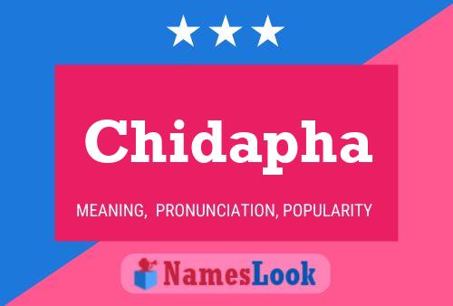 Chidapha Name Poster