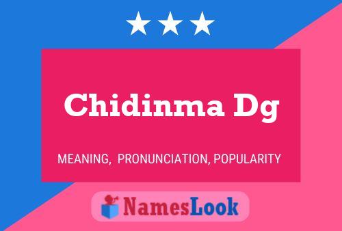 Chidinma Dg Name Poster