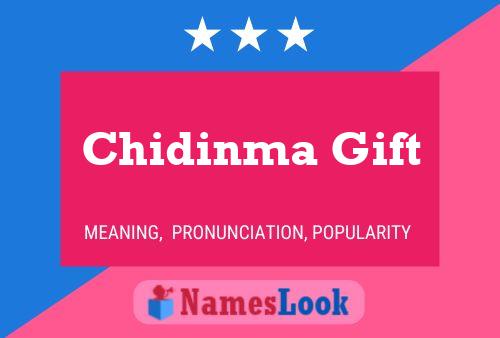 Chidinma Gift Name Poster