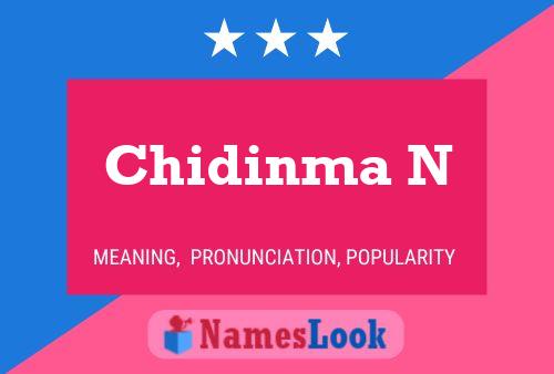 Chidinma N Name Poster