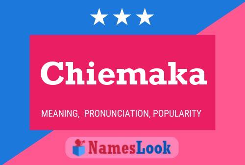 Chiemaka Name Poster