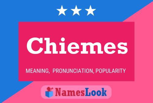 Chiemes Name Poster