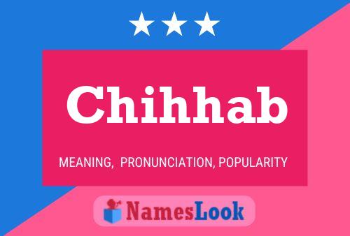 Chihhab Name Poster