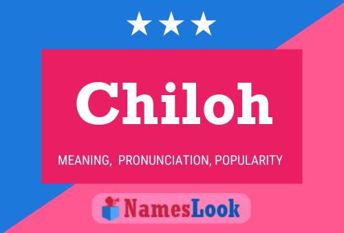 Chiloh Name Poster