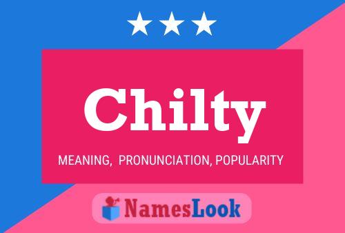 Chilty Name Poster