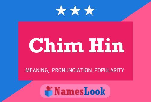 Chim Hin Name Poster