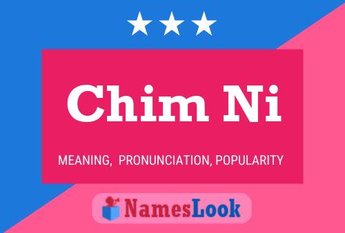 Chim Ni Name Poster