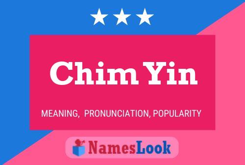 Chim Yin Name Poster