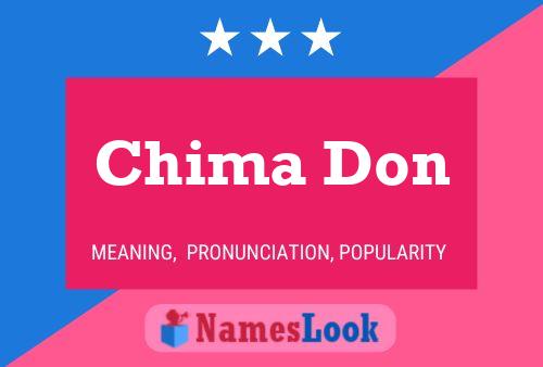 Chima Don Name Poster