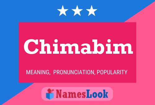 Chimabim Name Poster