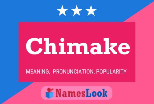 Chimake Name Poster