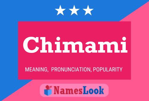 Chimami Name Poster