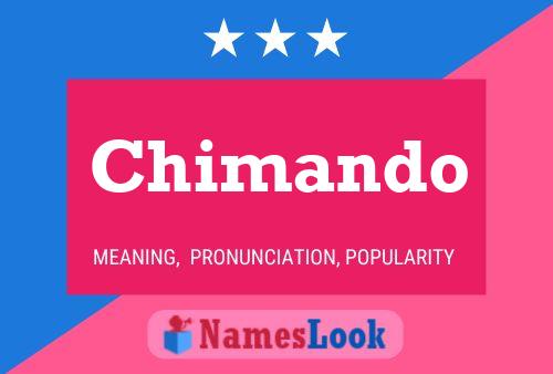 Chimando Name Poster