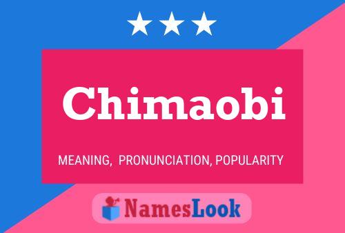 Chimaobi Name Poster