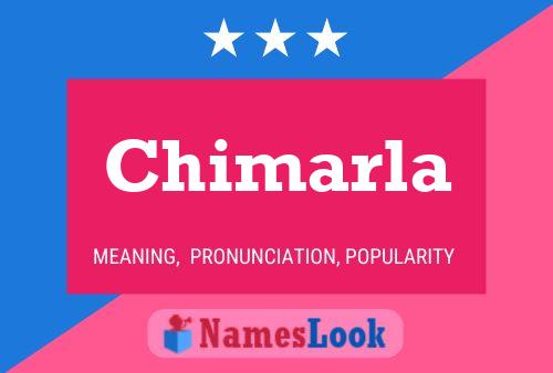 Chimarla Name Poster