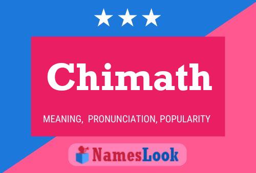 Chimath Name Poster