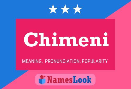 Chimeni Name Poster