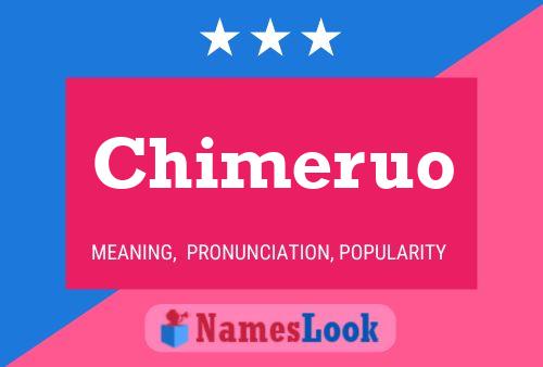 Chimeruo Name Poster