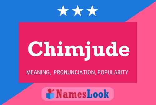 Chimjude Name Poster