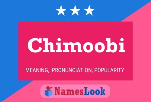 Chimoobi Name Poster