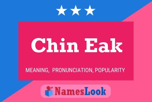 Chin Eak Name Poster