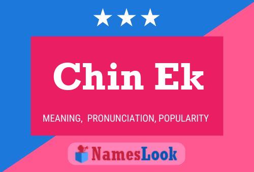 Chin Ek Name Poster