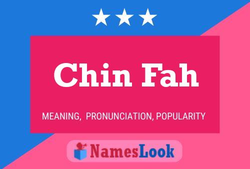 Chin Fah Name Poster