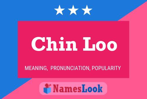 Chin Loo Name Poster