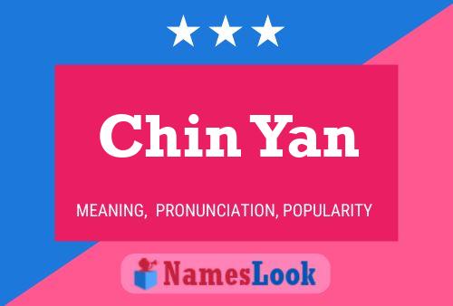 Chin Yan Name Poster