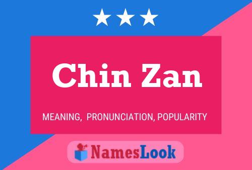 Chin Zan Name Poster