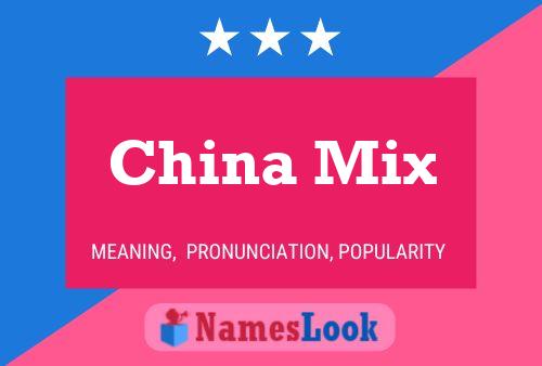 China Mix Name Poster