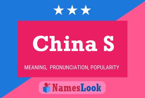 China S Name Poster