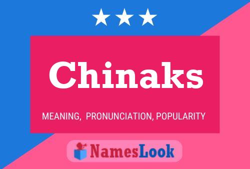 Chinaks Name Poster