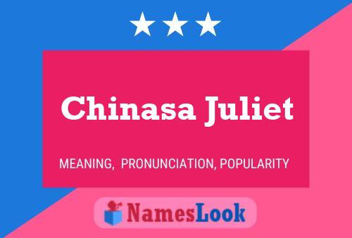 Chinasa Juliet Name Poster