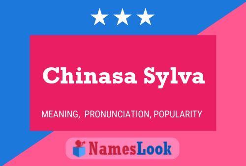 Chinasa Sylva Name Poster