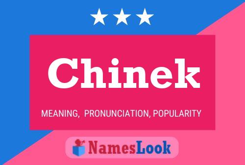 Chinek Name Poster