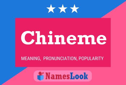 Chineme Name Poster