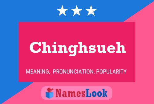 Chinghsueh Name Poster