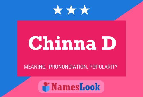 Chinna D Name Poster